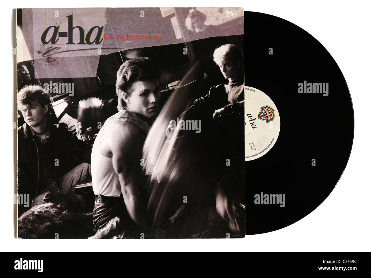 La chasse A-ha album haute et basse Banque D'Images