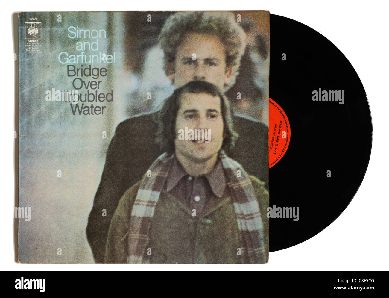 Simon and Garfunkel Bridge Over Troubled Water album Banque D'Images