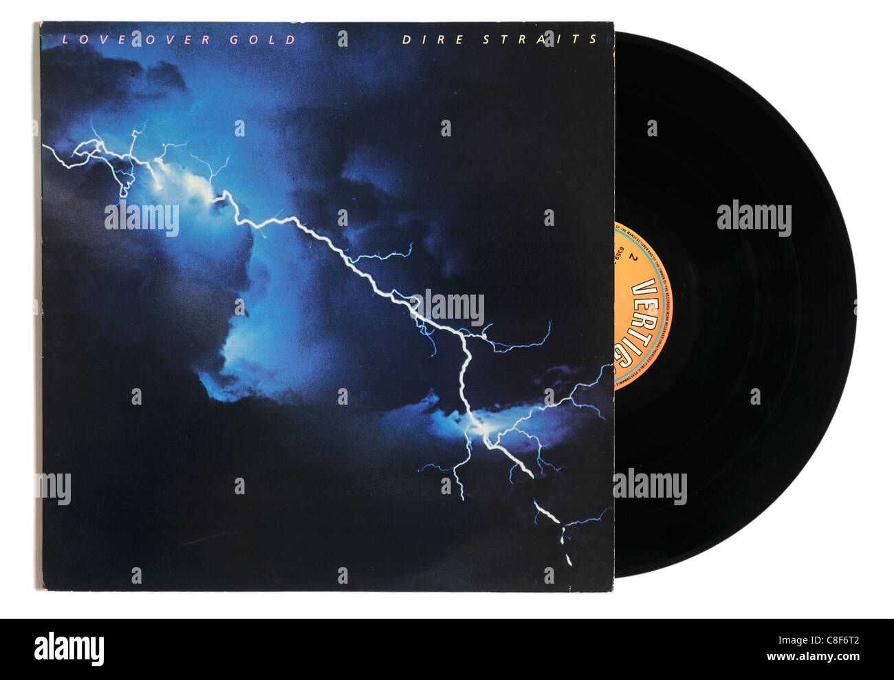 Dire Straits l'amour sur l'album d'Or Banque D'Images