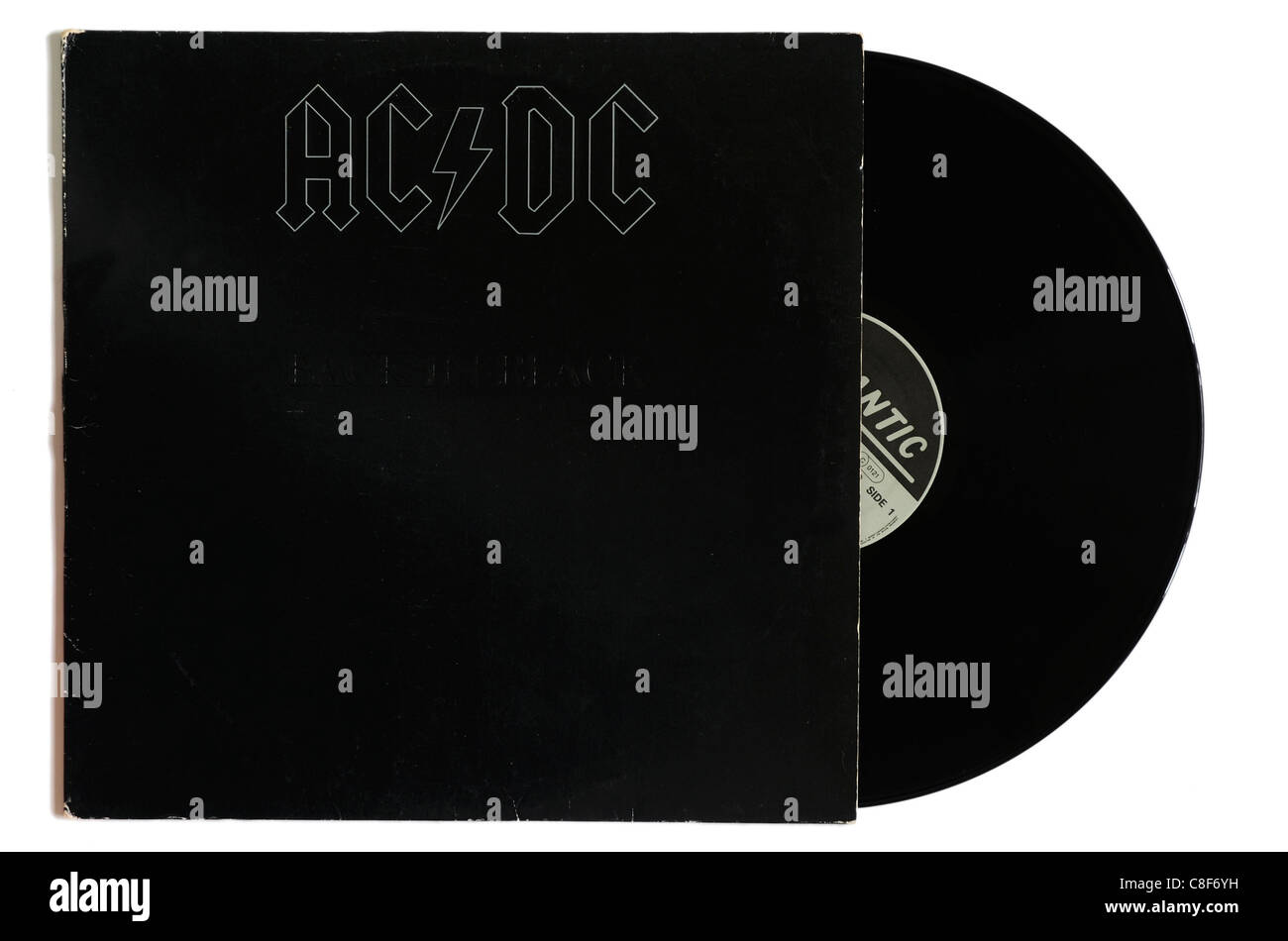 AC/DC Back in black Banque D'Images