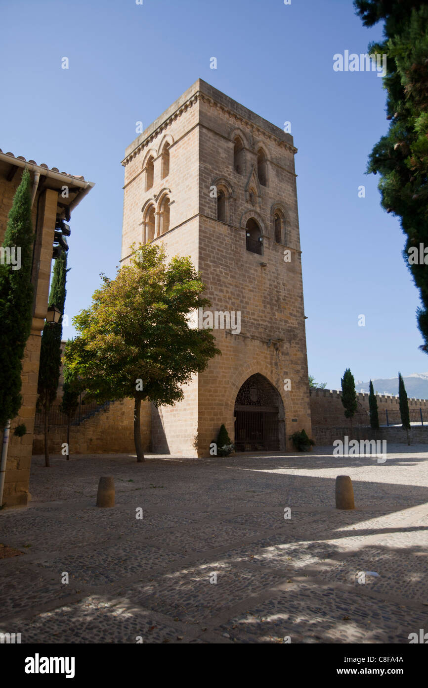 Église Santa María de los Reyes Laguardia Espagne 110737 Banque D'Images