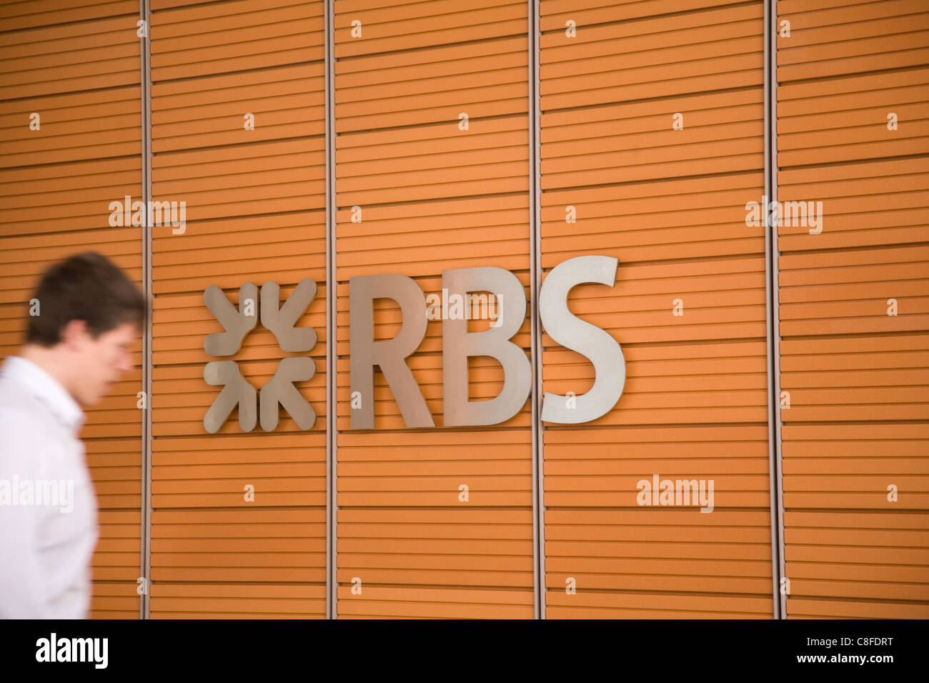 Royal Bank of Scotland logo RBS en dehors de leur banque des bureaux à Sydney, Australie Banque D'Images
