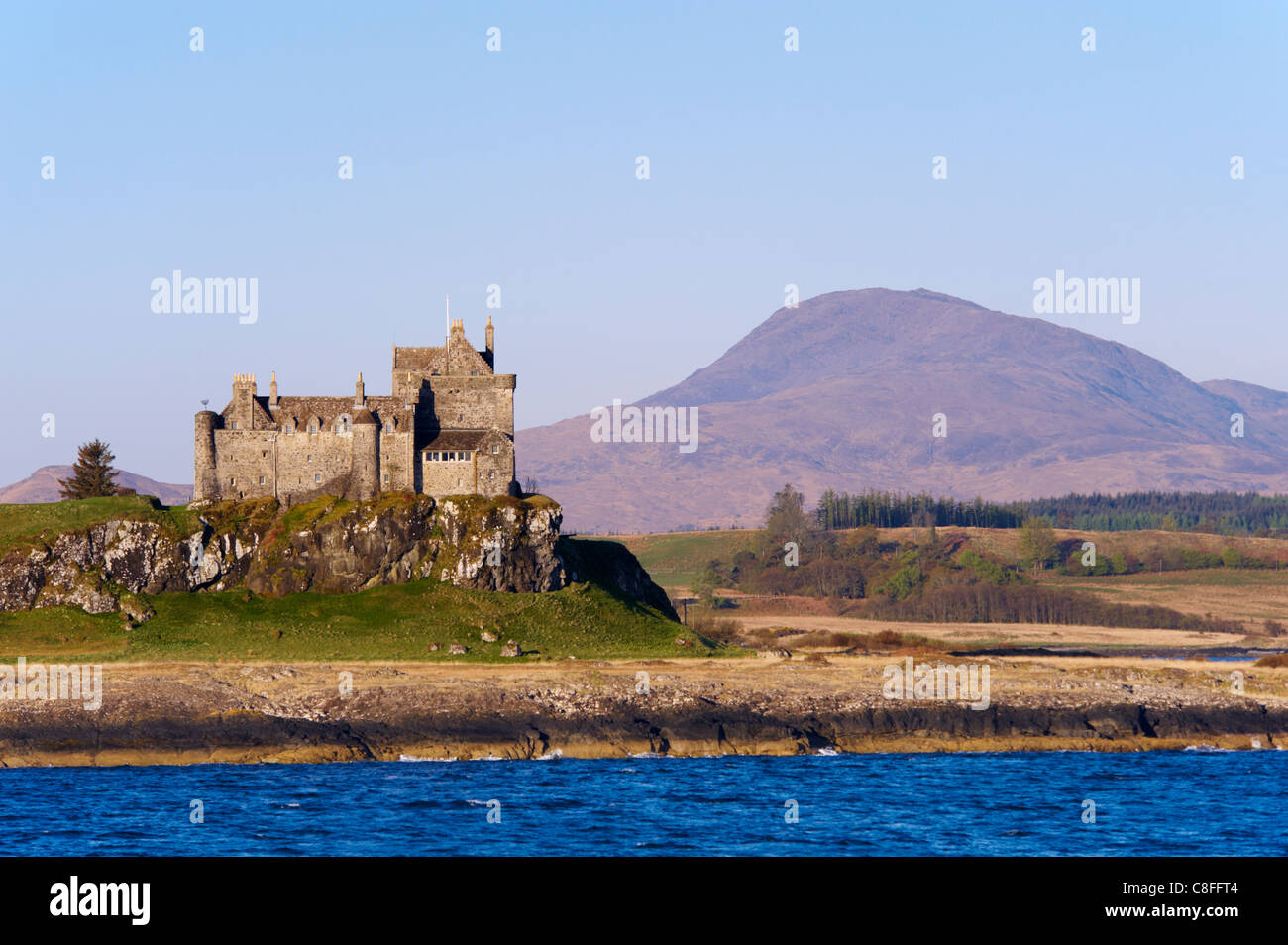 Duart Castle, île de Mull, Hébrides intérieures, Ecosse, Royaume-Uni Banque D'Images