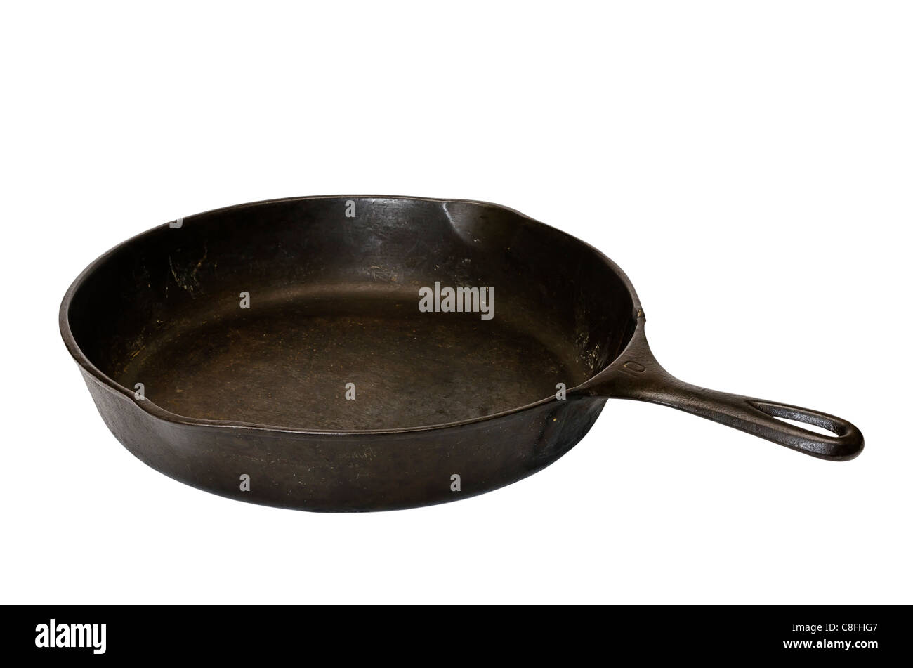 Cast Iron Skillet Isolated Banque D'Images