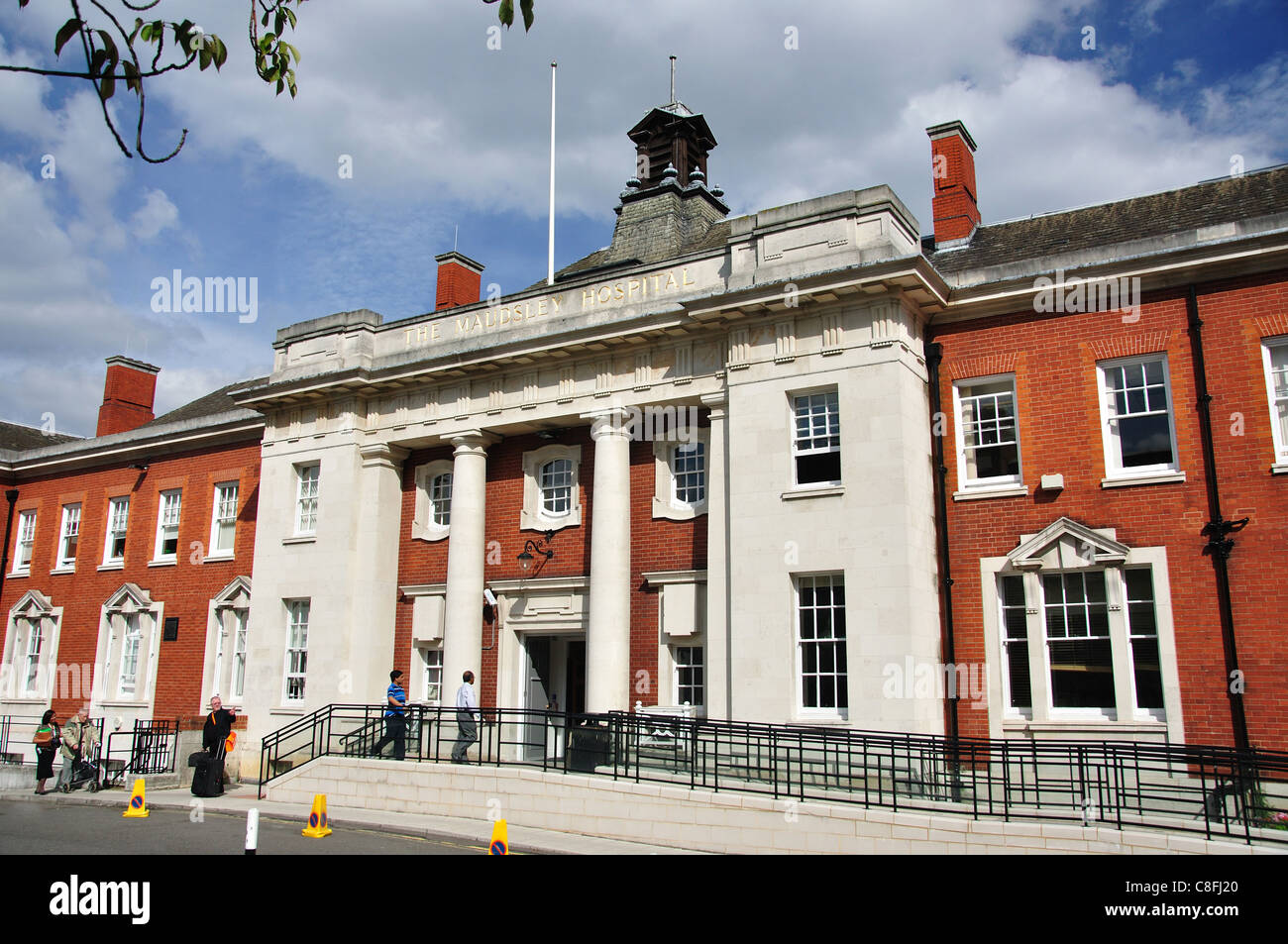 Le Maudsley Hospital, Denmark Hill, Camberwell, London Borough of Southwark, London, Greater London, Angleterre, Royaume-Uni Banque D'Images