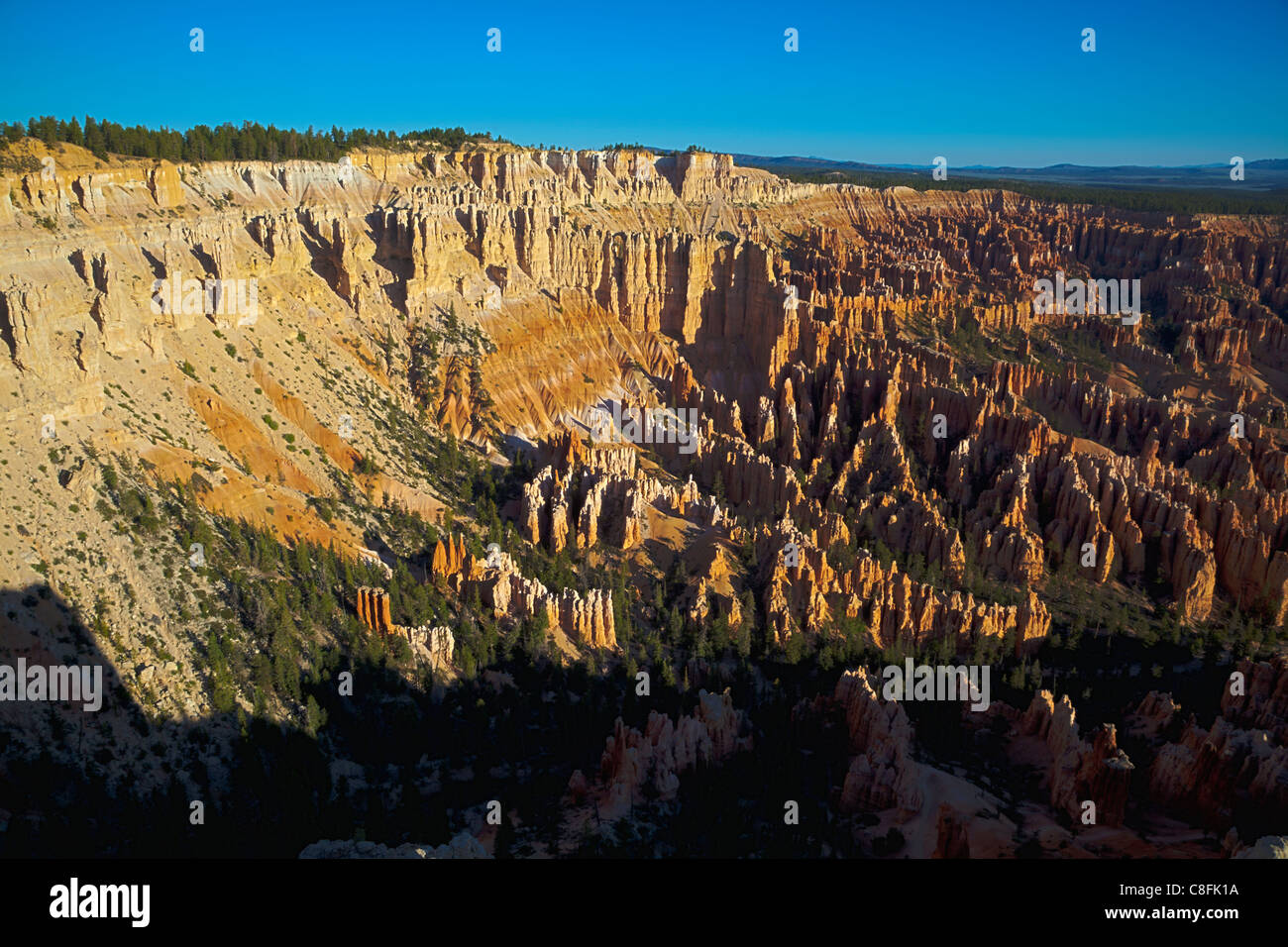 Le Parc National de Bryce Canyon Bryce Point Utah USA Banque D'Images