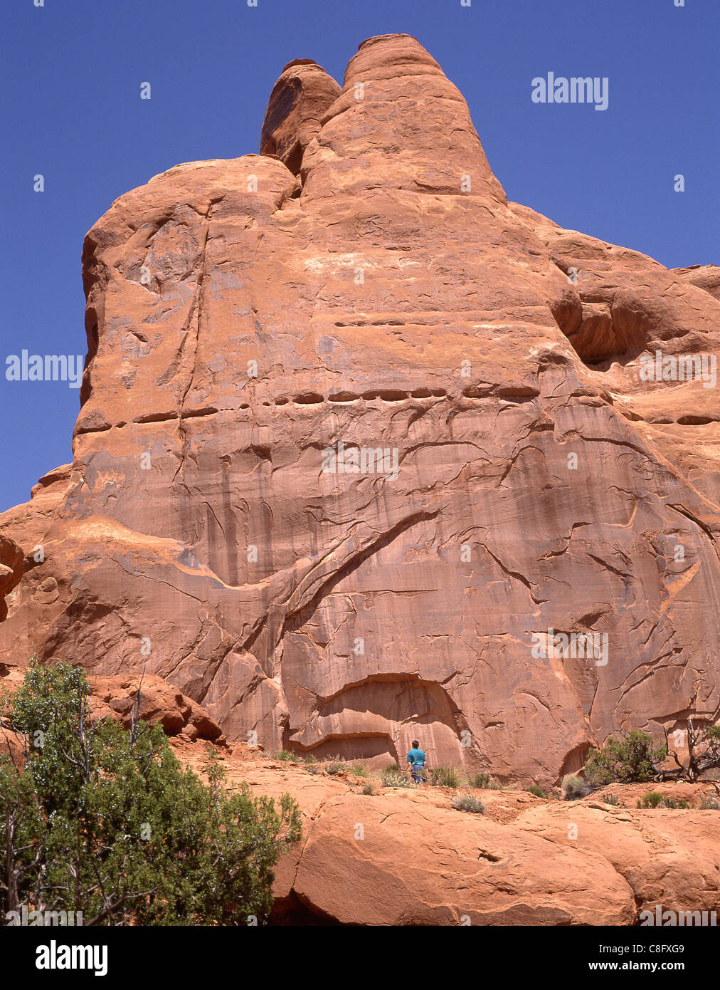 Des formations rocheuses, Arches National Park, Grand County, Utah, United States of America Banque D'Images