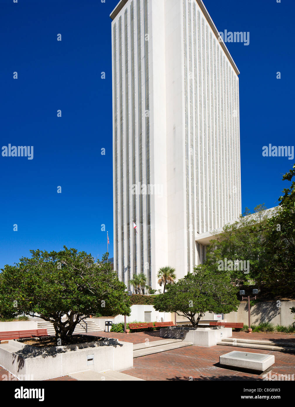 L'État moderne bâtiment de Capitol, Tallahassee, Florida, USA Banque D'Images
