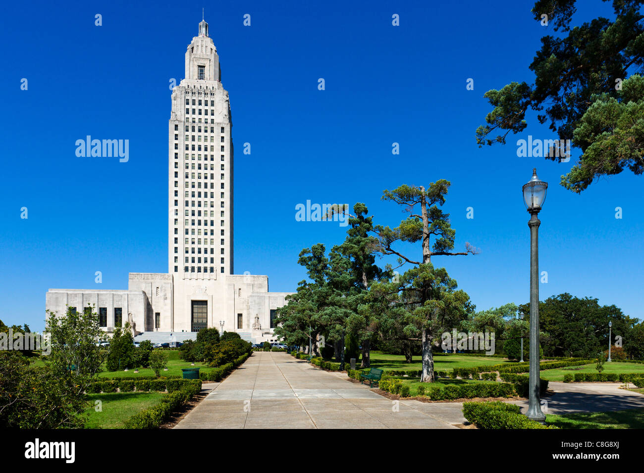Le State Capitol building, Baton Rouge, Louisiane, Etats-Unis Banque D'Images