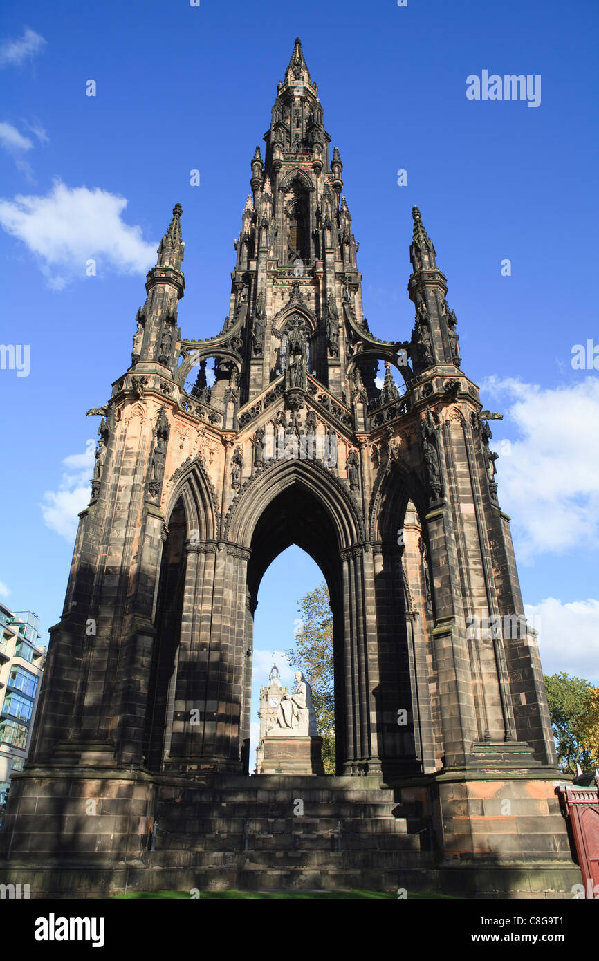 Scott Monument, Edinburgh, Lothian, Ecosse, Royaume-Uni Banque D'Images