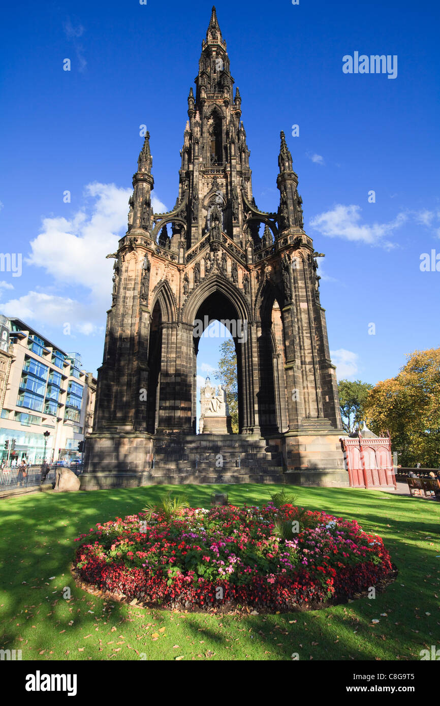 Scott Monument, Edinburgh, Lothian, Ecosse, Royaume-Uni Banque D'Images
