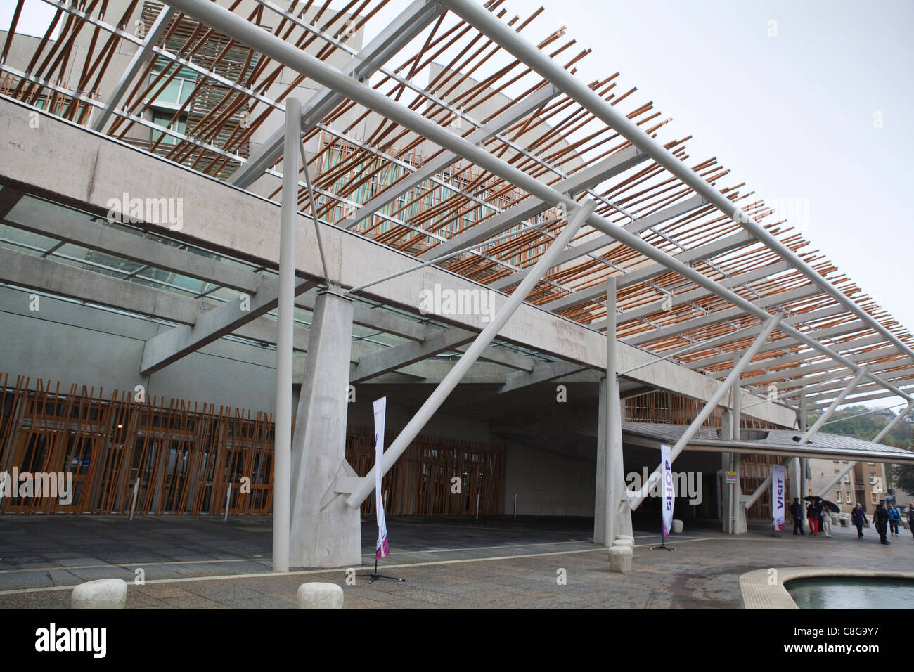 Bâtiment du Parlement écossais, Edinburgh, Lothian, Ecosse, Royaume-Uni Banque D'Images