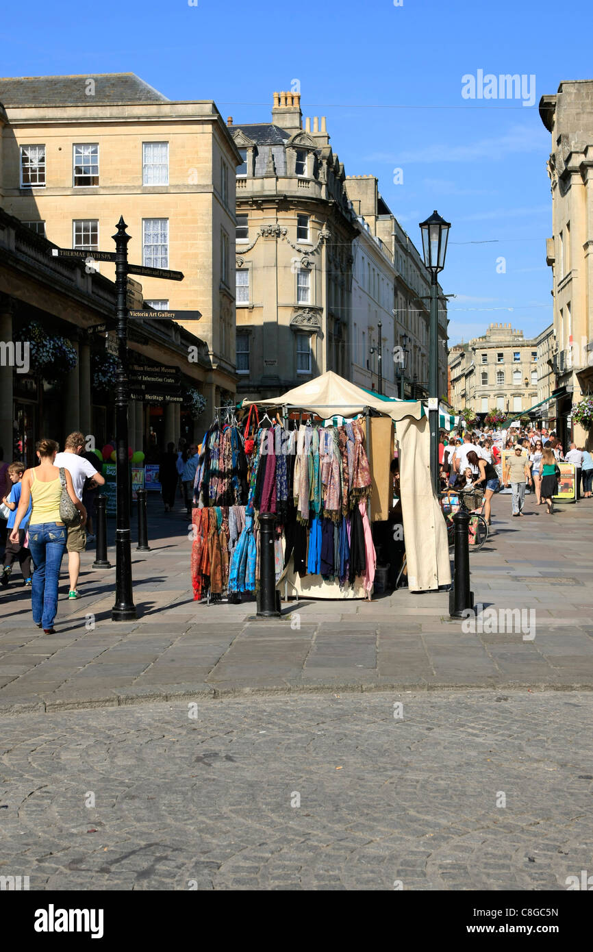 Jour de marché à Bath Banque D'Images