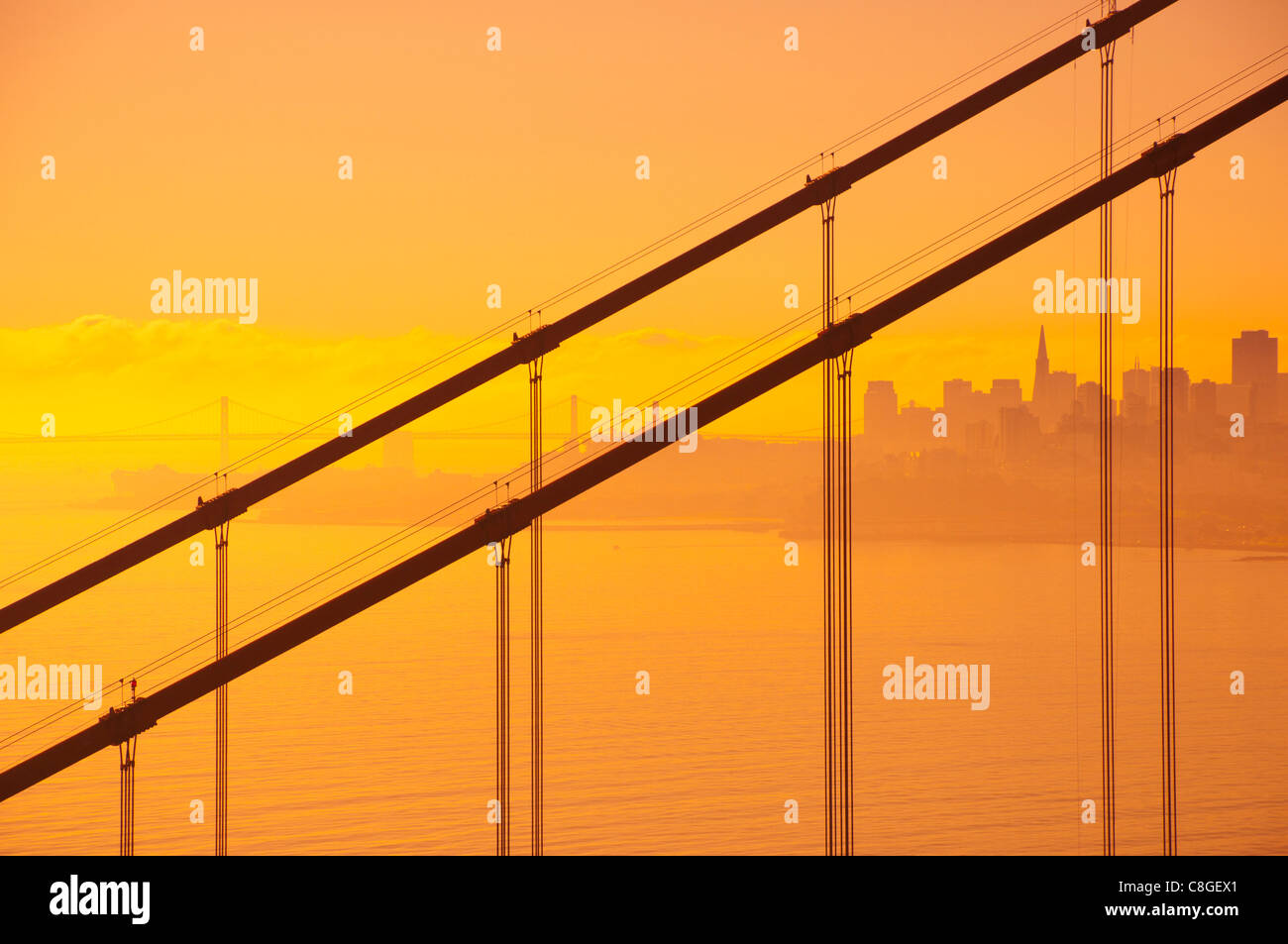 Golden Gate Bridge, San Francisco, Californie, États-Unis d'Amérique Banque D'Images