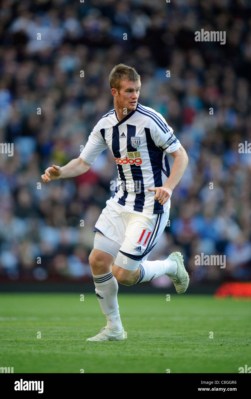 Chris Brunt de West Bromwich Albion Banque D'Images