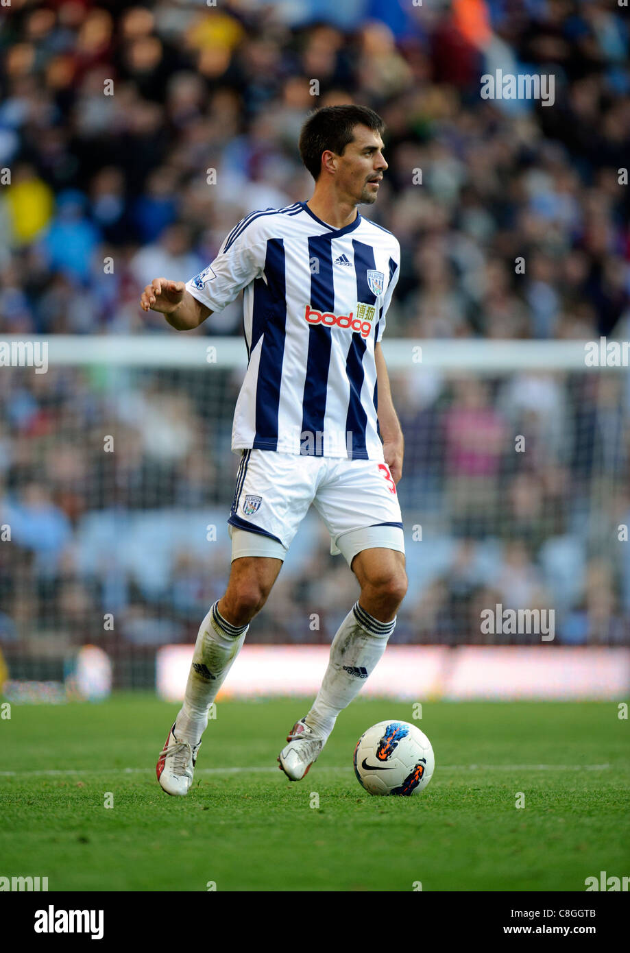Paul Scharner de West Bromwich Albion Banque D'Images