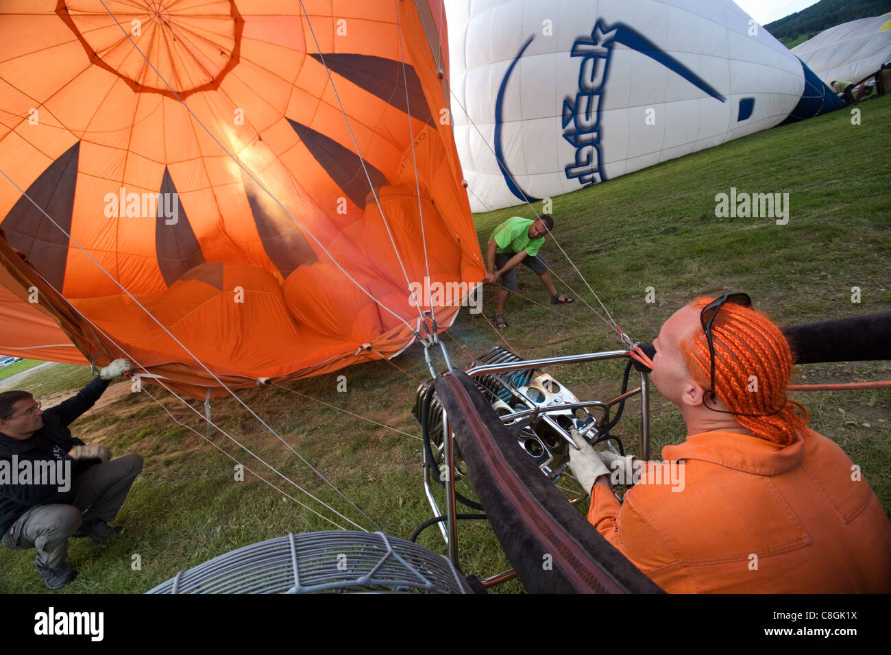 Festival de montgolfières - Primagaz Ballonweek Anger am See, Autriche Banque D'Images