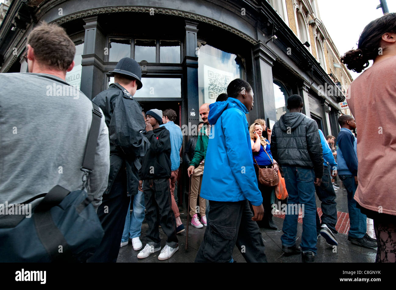 Rues de Brixton dans le sud de Londres Banque D'Images