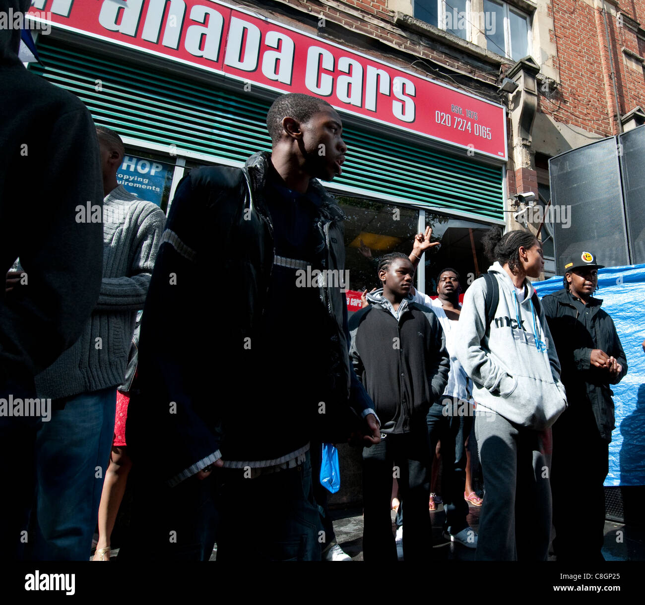 Rues de Brixton dans le sud de Londres Banque D'Images