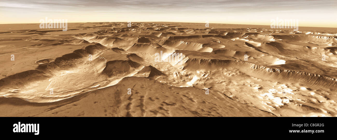 Mars Odyssey All Stars : Noctis Vista Banque D'Images