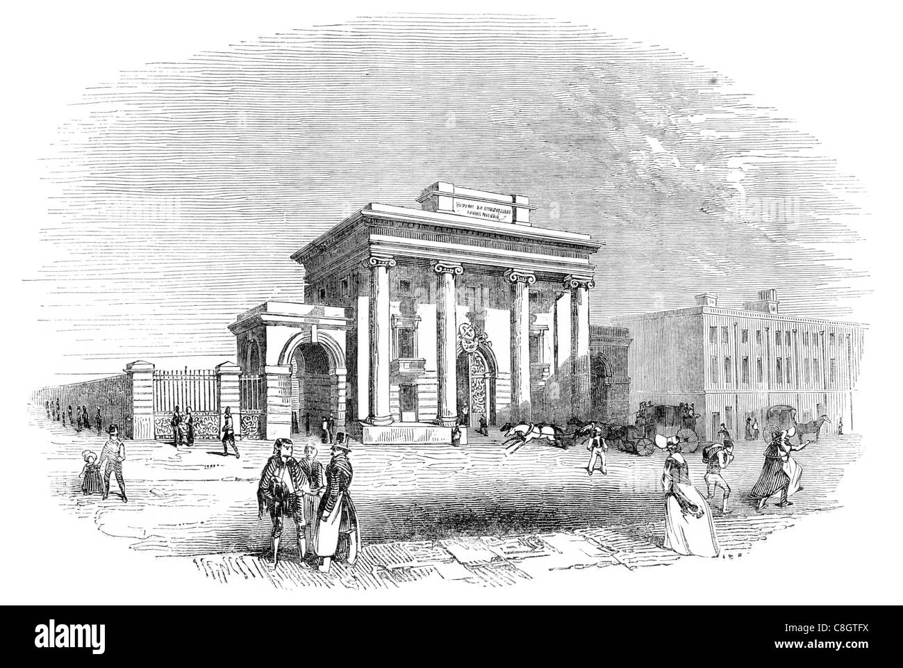 La plate-forme de Birmingham Birmingham Londres terminal terminus Locomotive à vapeur Banque D'Images