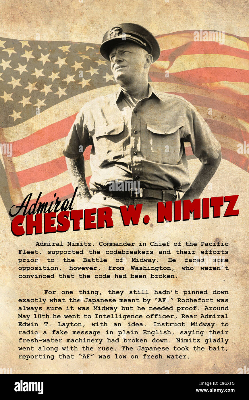 En commémoration de la Bataille de Midway, battus 4-7 juin, 1942. Banque D'Images