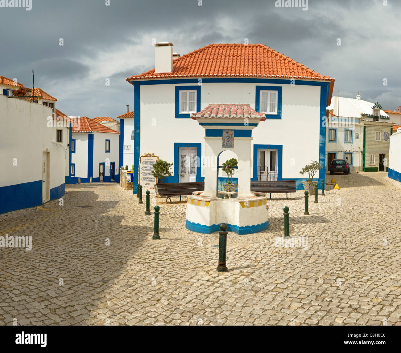 Le Portugal, l'Europe, l'Estrémadure, printemps, Ericeira, Banque D'Images