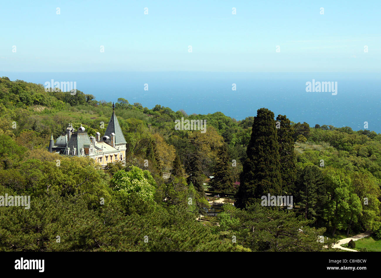 Le palais Massandra Yalta Banque D'Images