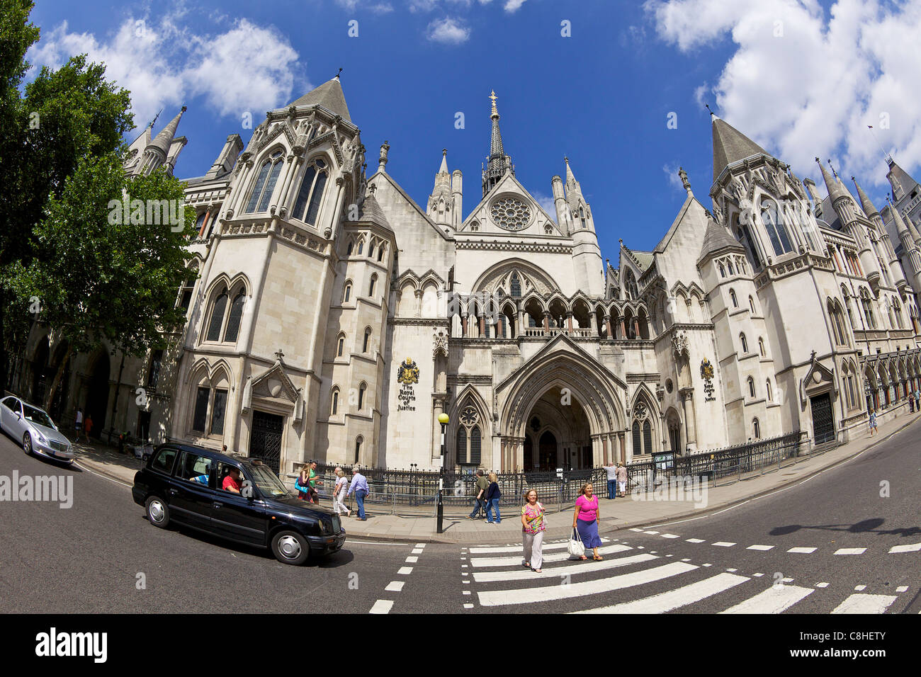 Royal Courts of Justice, City of London, England, UK, Royaume-Uni, GO, Grande-Bretagne, British Isles, Europe Banque D'Images