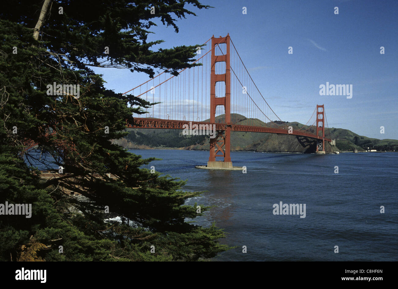 Golden Gate, Bridge, San Francisco, California, USA, United States, Amérique, Banque D'Images