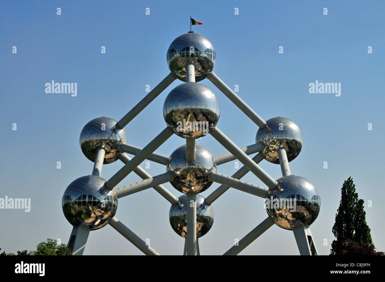 L'architecture, l'Atomium, Bruxelles, Belgique, des repères, Europe, monument, Benelux Banque D'Images