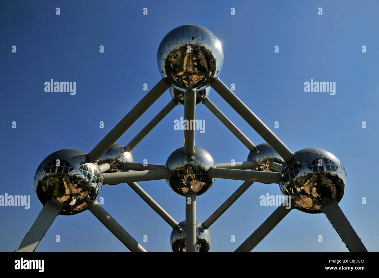 L'architecture, l'Atomium, Bruxelles, Belgique, des repères, Europe, monument, Benelux Banque D'Images