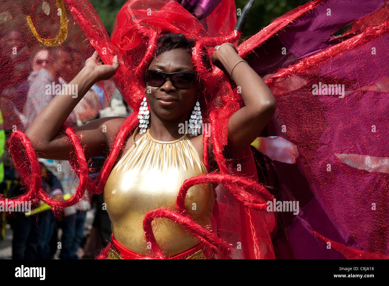 Le carnaval de Notting Hill London 2011 Banque D'Images