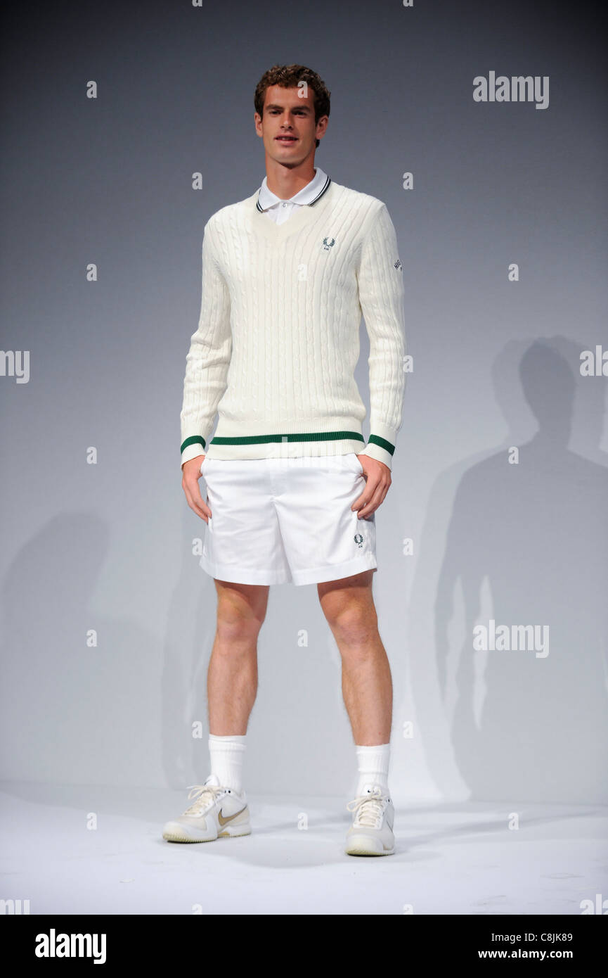 Andy Murray d voile le nouveau Fred Perry con u Wimbledon tennis