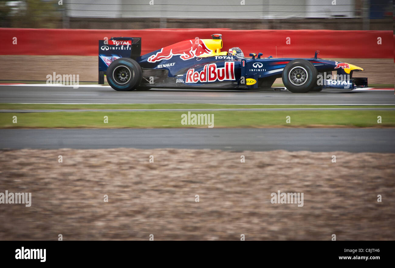 Sebastian Vettel, Red Bull Racing, Silverstone Banque D'Images