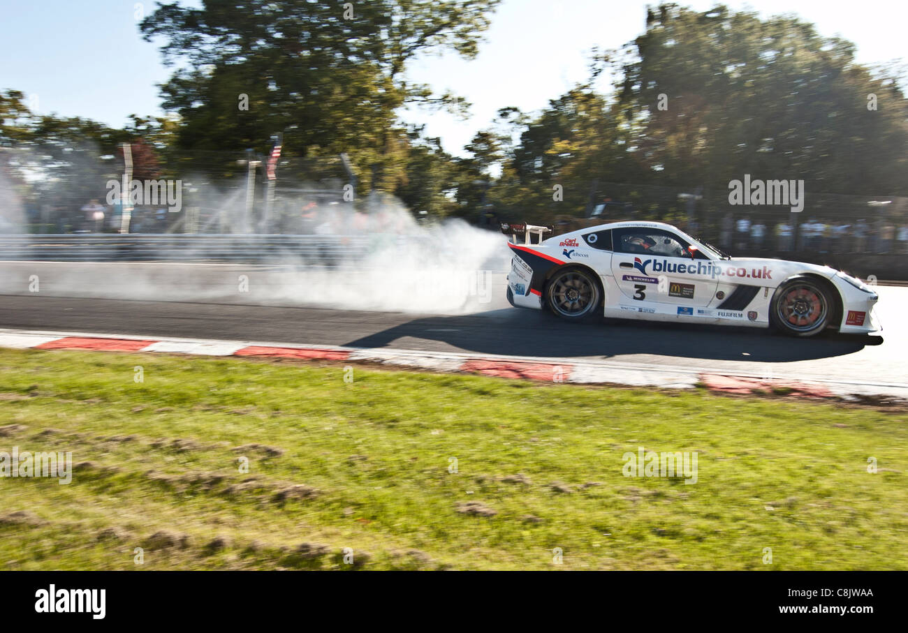 Carl Breeze, Ginetta GT Supercup, le circuit automobile de Brands Hatch Banque D'Images