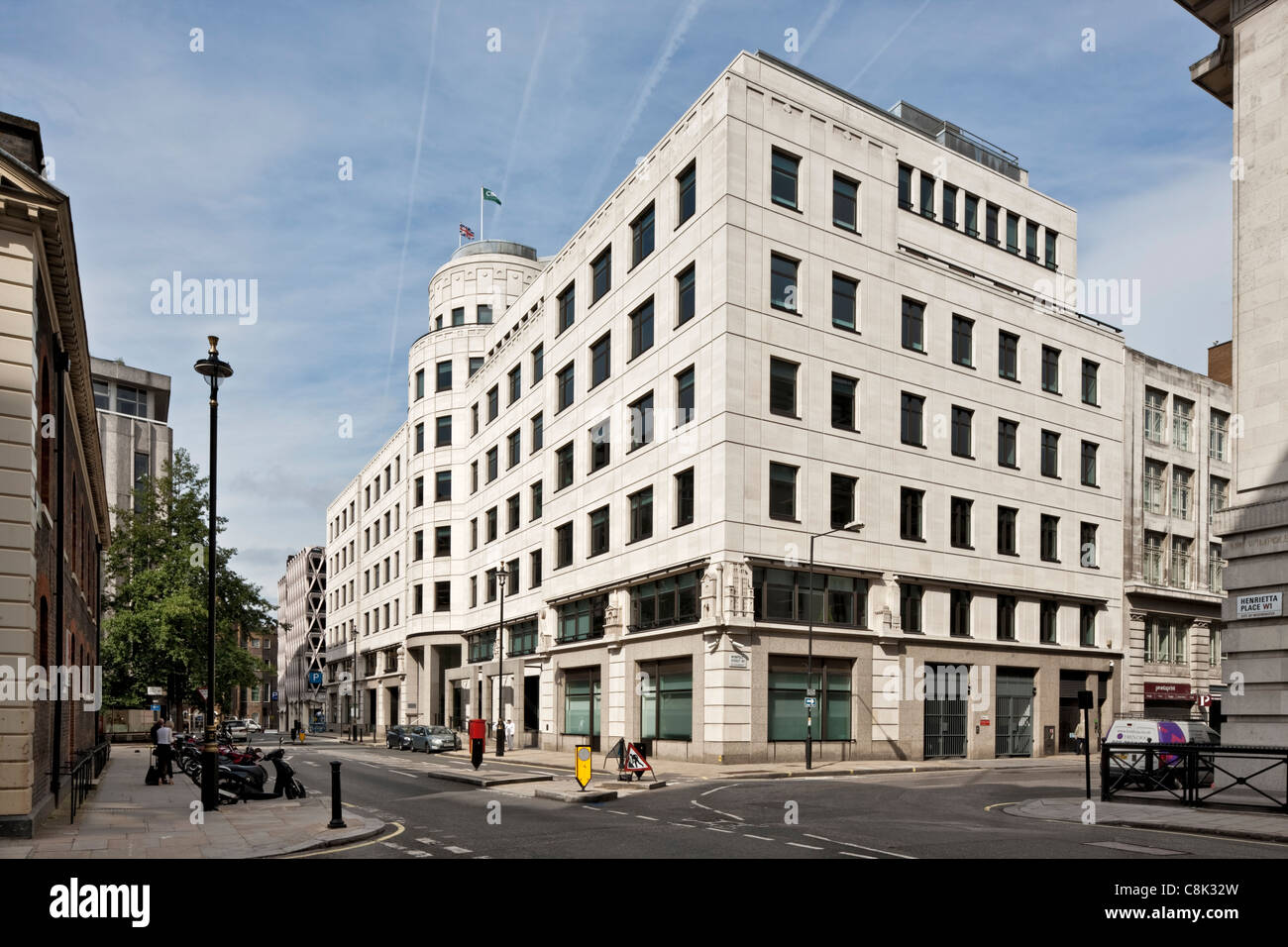 Bureaux CBRE à Henrietta House, Londres. Banque D'Images