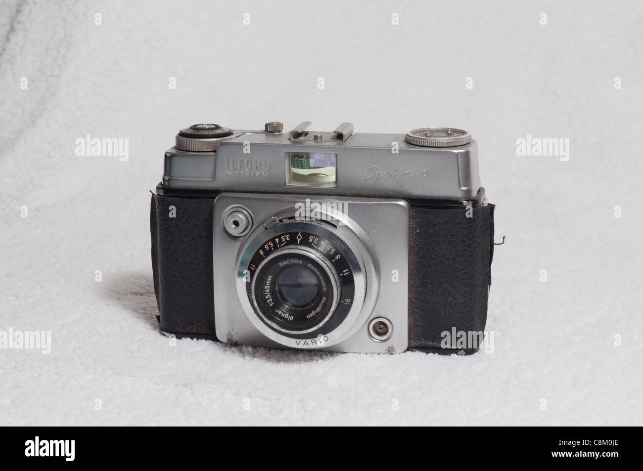 Appareil photo Sportsman d'Ilford, introduit en 1957. C'était une alternative moins chère que le Kodak. Fabriqué en Allemagne de l'Ouest Banque D'Images