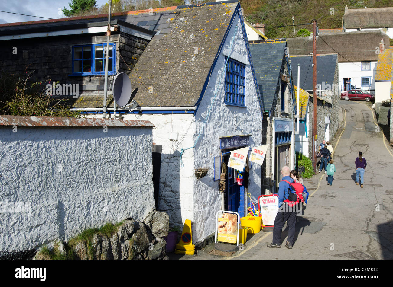 Cadgwith Cove, Cornwall. Banque D'Images