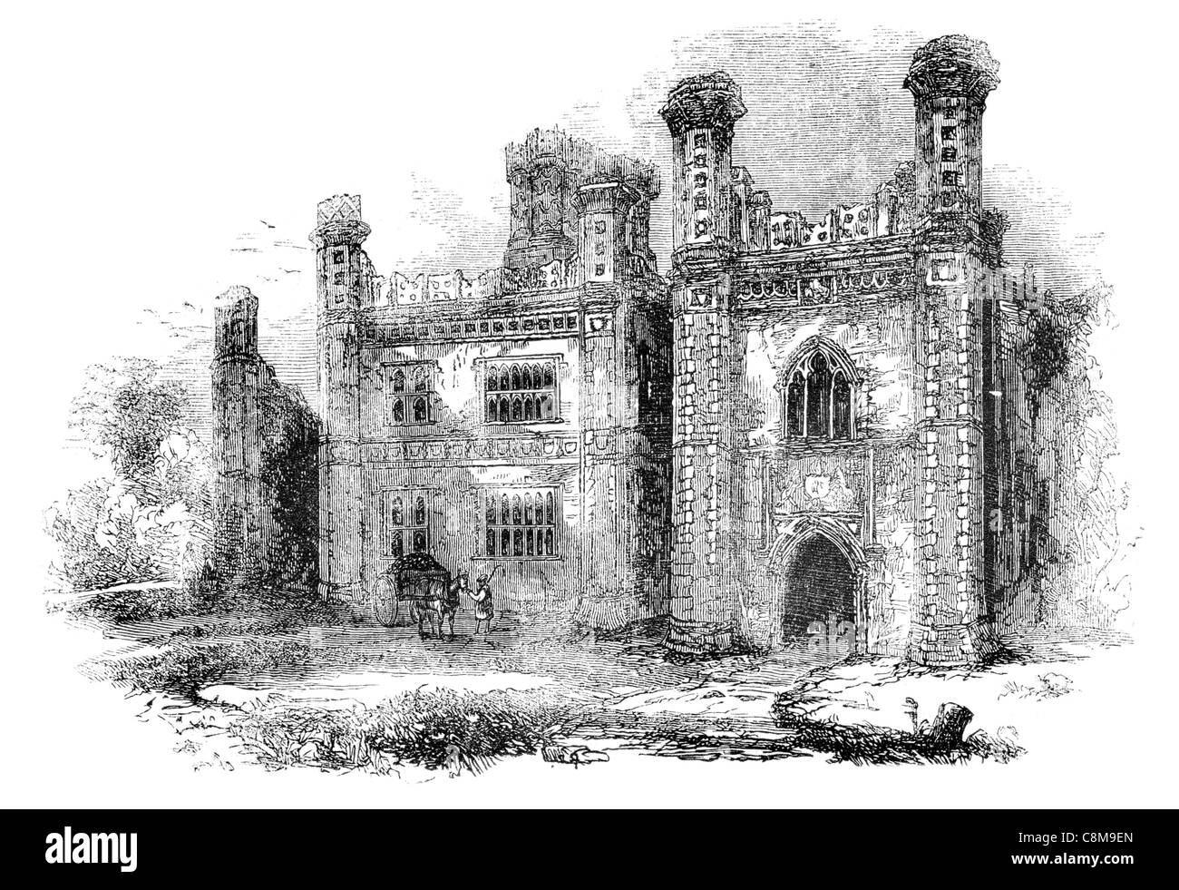 Wolterton Basham est de style Tudor, palais de l'Architecture architecte architecture hall Banque D'Images