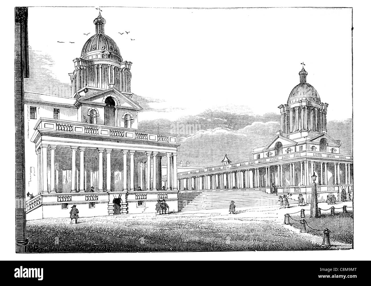 Centre-ville hôtel de ville hôtel particulier du théâtre Palace Grand dôme dôme colonnes colonne ionique tour Banque D'Images