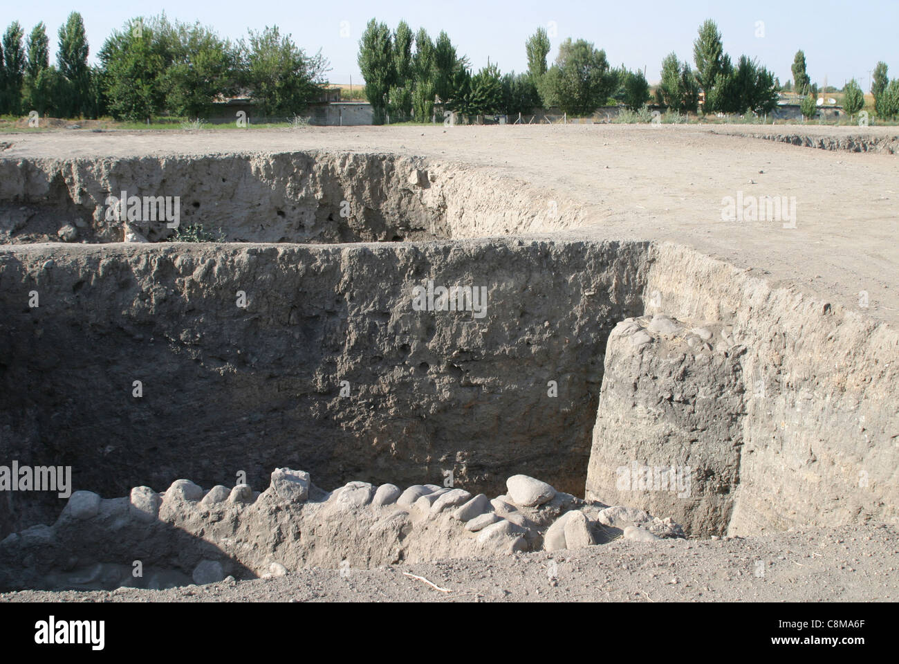 Site archéologique néolithique de Kortik Tepe, province de Batman, au sud-est de la Turquie Banque D'Images