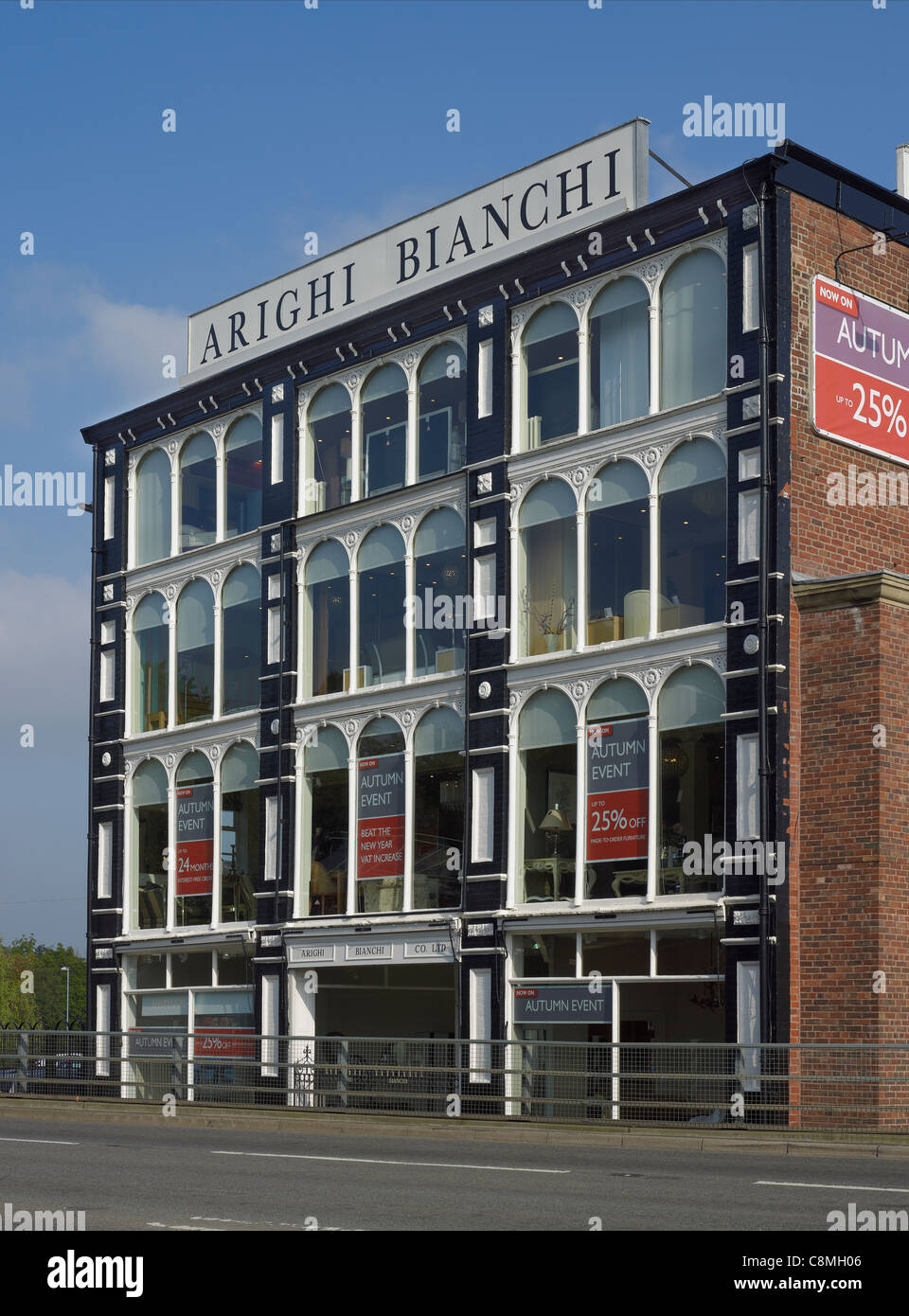 ARIGHI BIANCHI's store, Macclesfield, Cheshire Banque D'Images