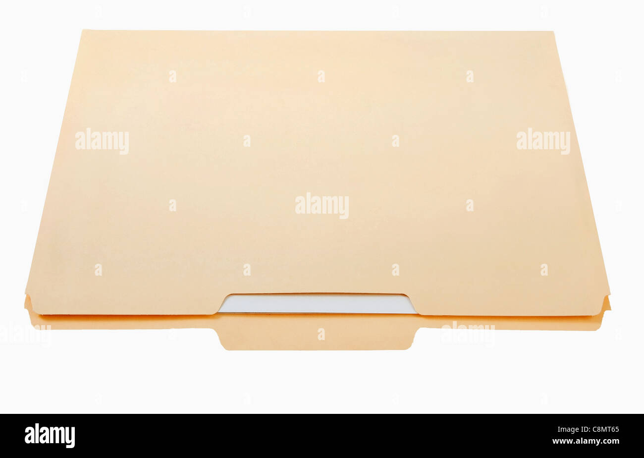 Dossier de fichier ordinaire Banque D'Images