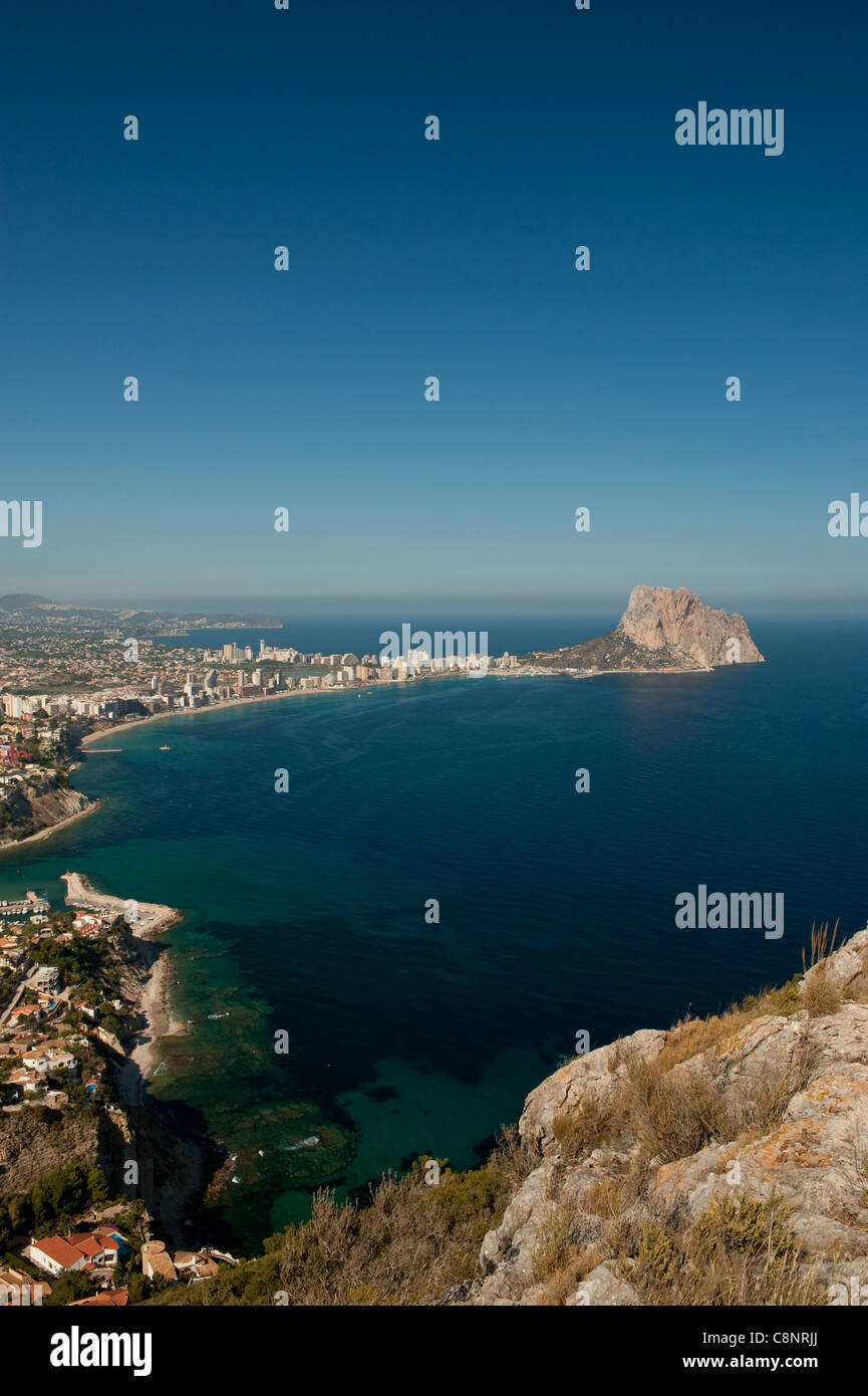 Peñon de Ifach Banque D'Images