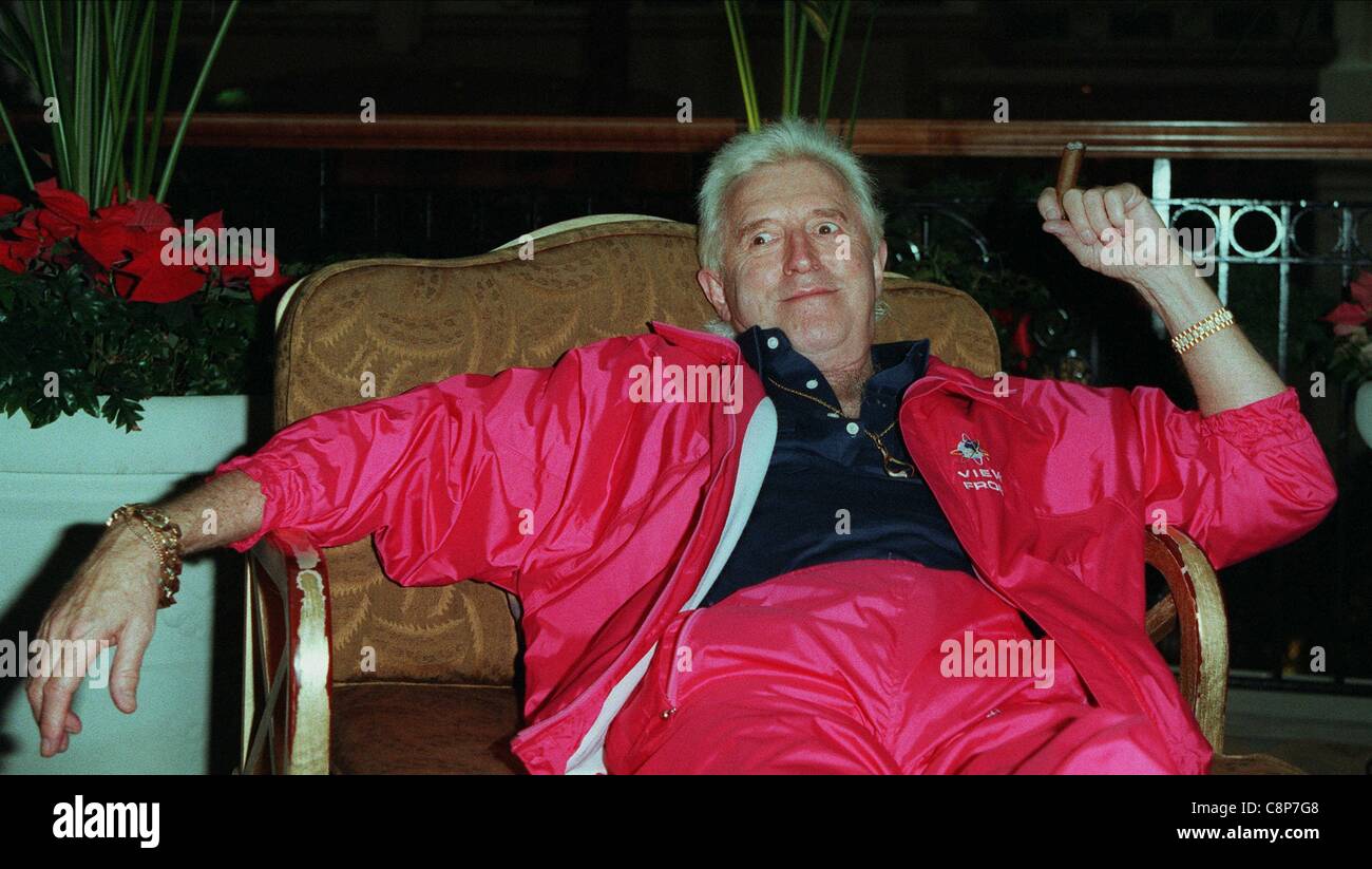 Monsieur JIMMY SAVILE O.B.E. 04 Janvier 1995 Banque D'Images