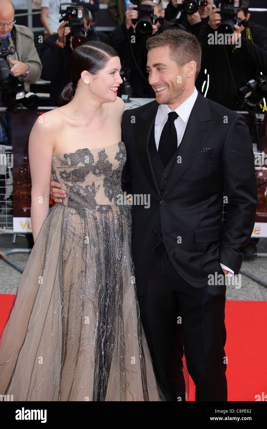 Gemma Arterton et Jake Gyllenhaal lors de la première mondiale de 'Prince of Persia, Les Sables du Temps' à vue, Westfield Shopping Centre, Banque D'Images