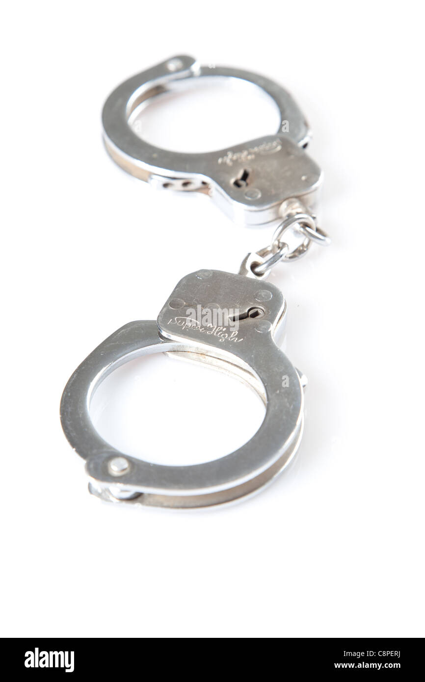 Menottes Banque D'Images