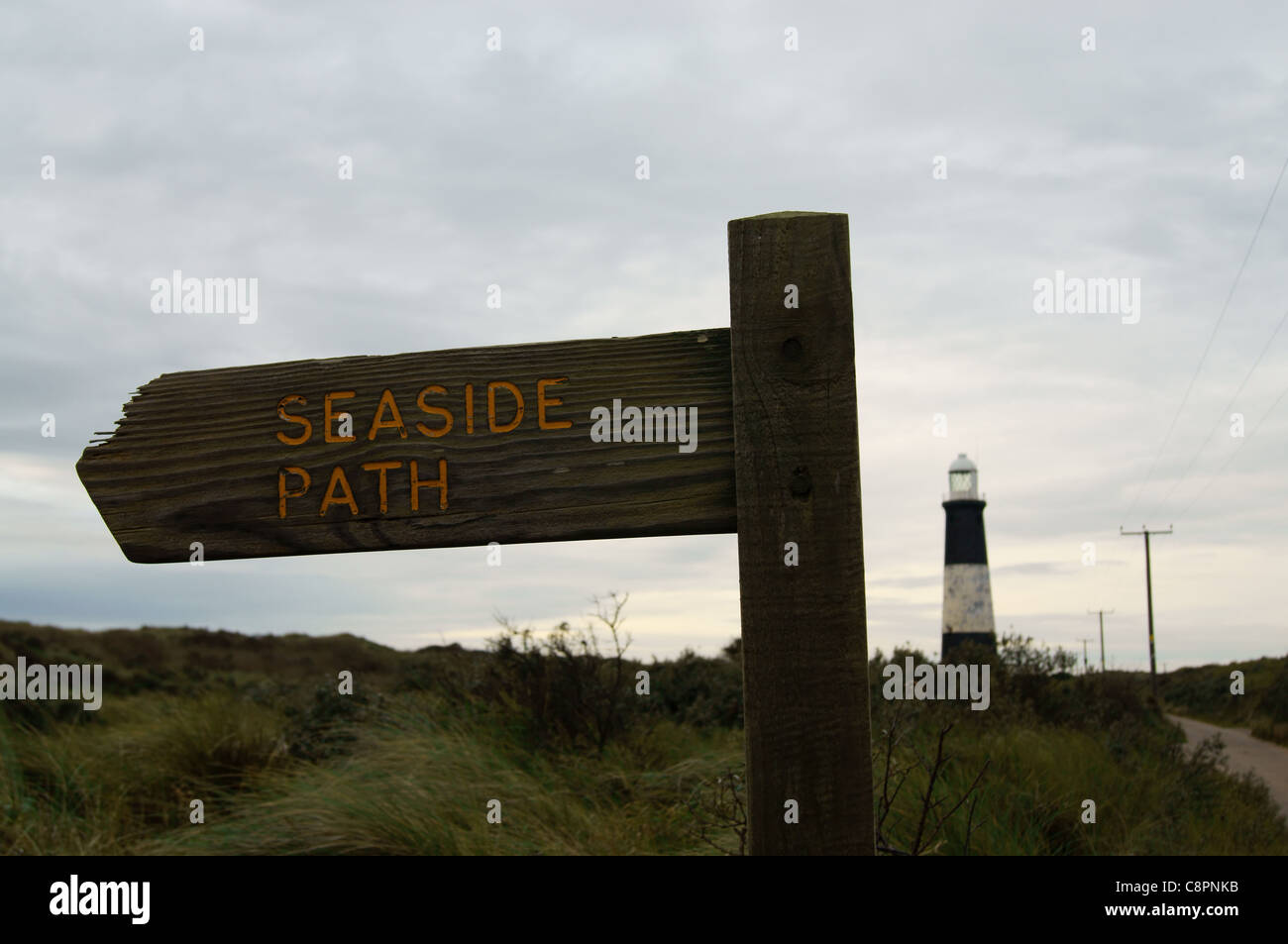 Chemin de bord de signer Banque D'Images