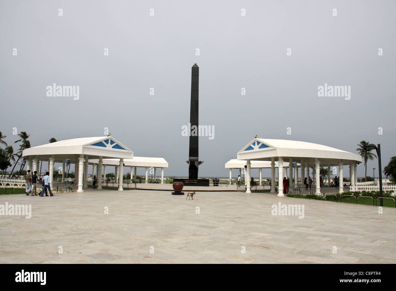 Marina beach chennai,marina beach, Chennai beach marina beach,monuments,Inde du sud,Inde Banque D'Images